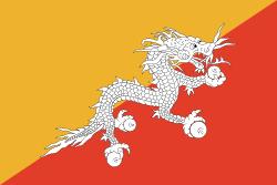 Bhutan vlag