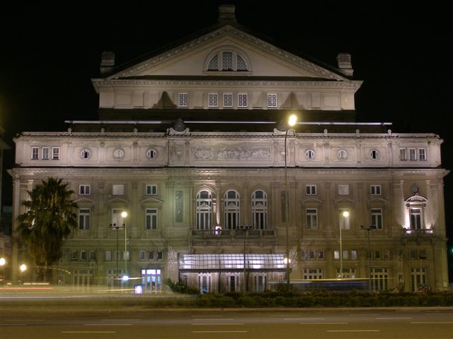teatro Colon by night, Buenos Aires