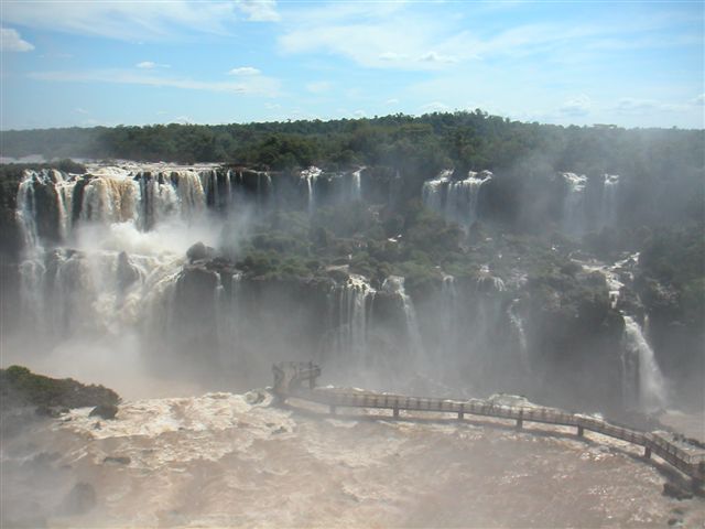 watervallen loopbrug Iguazu