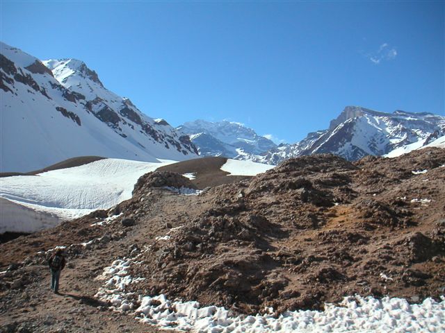 Uitzicht op Aconcagua