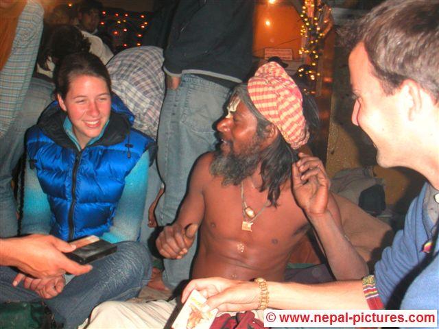 Baba bij Pashupati
