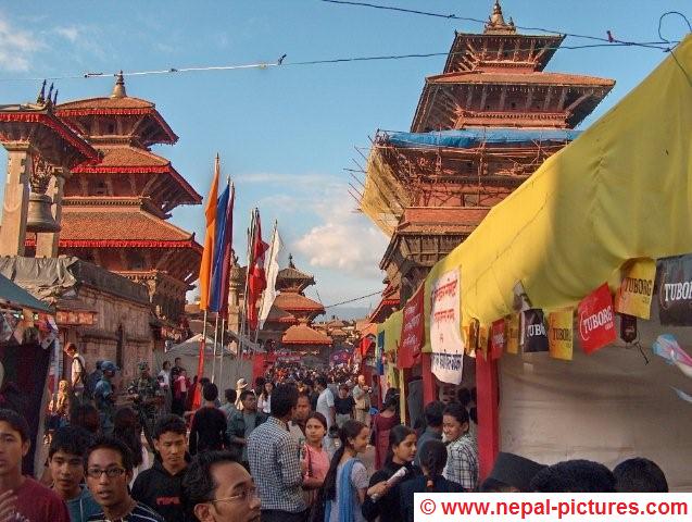 Patan Durbar Square Dashain festival