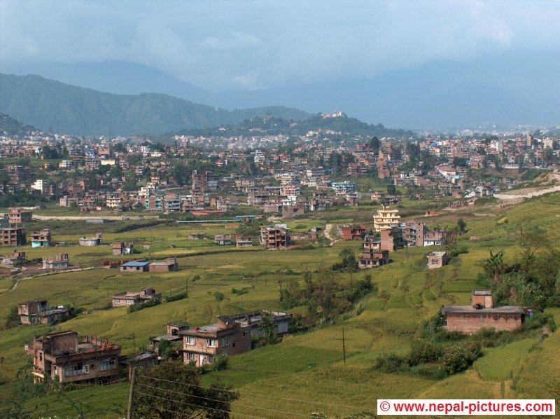 Kathmandu valley from Kirtipur