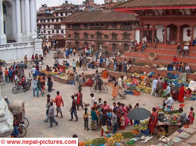Fruit sellers Durbar square