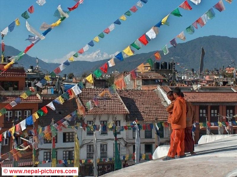 Ganesh Himal from Bouddhanath Kathmandu