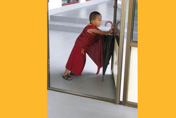 Little Monk, Kopan Monastery, Kathmandu, Nepal