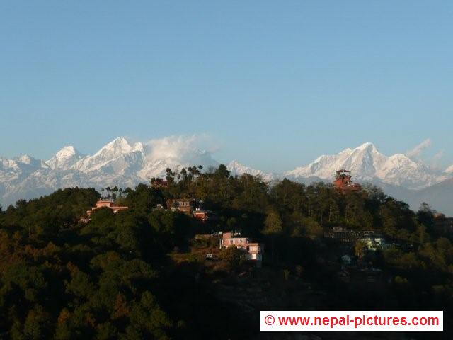 Himalaya view from Club Himalaya Nagarkot
