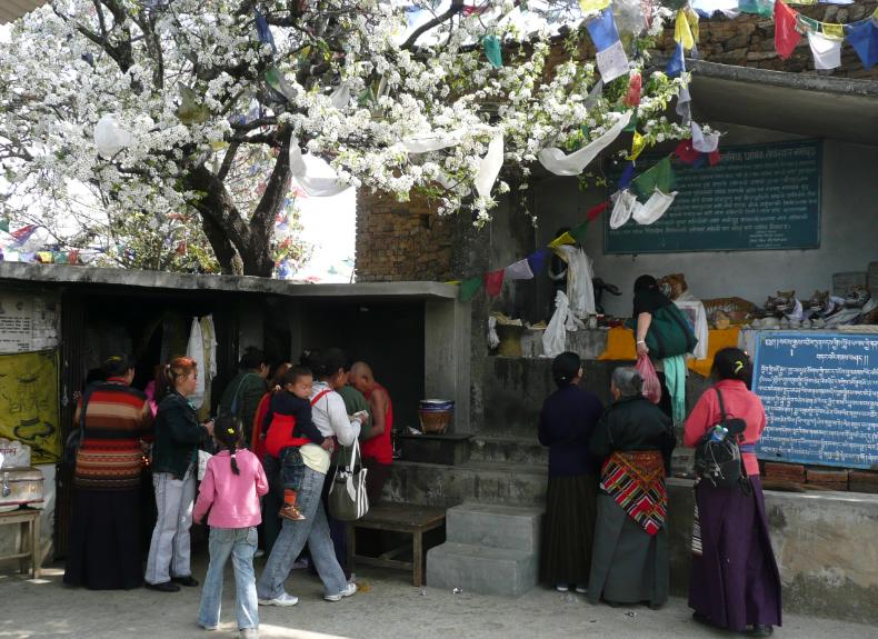 Tibetan pilgrims at Namo Buddha