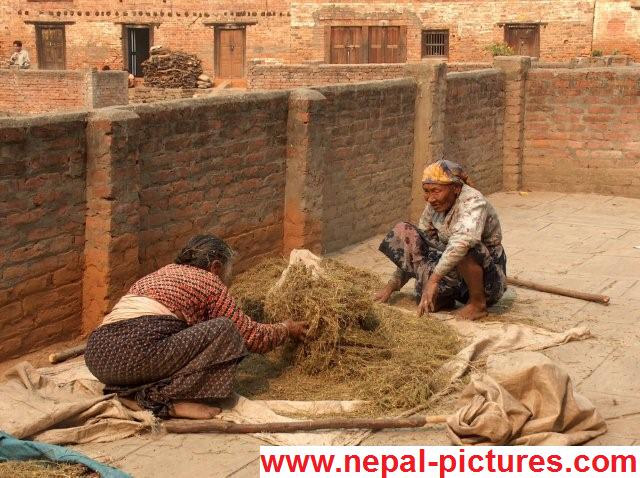 Two old women in Kokhana