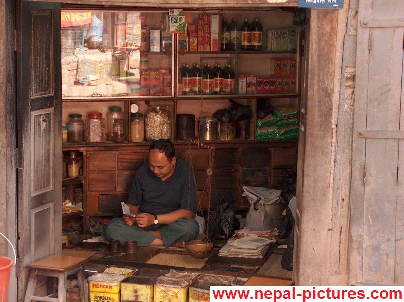 Shop Asan Tole Old town Kathmandu