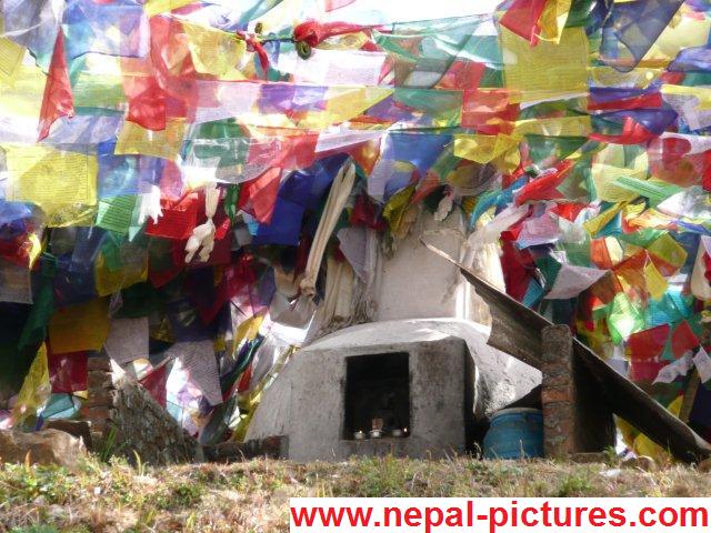 Small stupa at Namo Buddha