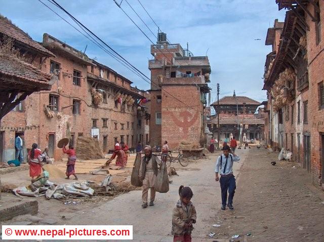 Village of Thecho Kathmandu Valley