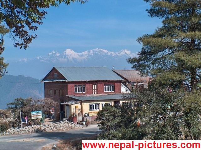 Himalaya view from Dhading