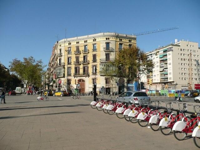 Bicycles from Bicing Barcelona