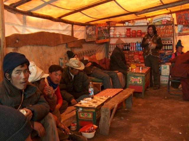 Taking a rest Mount Kailash Kora