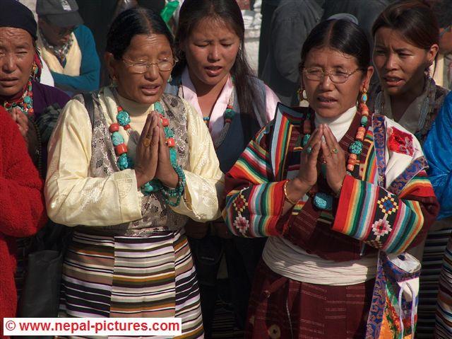 Tibetan Women, Lhosar, Festival